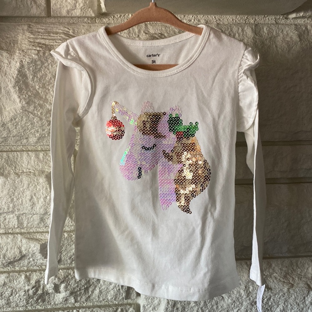 🆕Unicorn Christmas Top